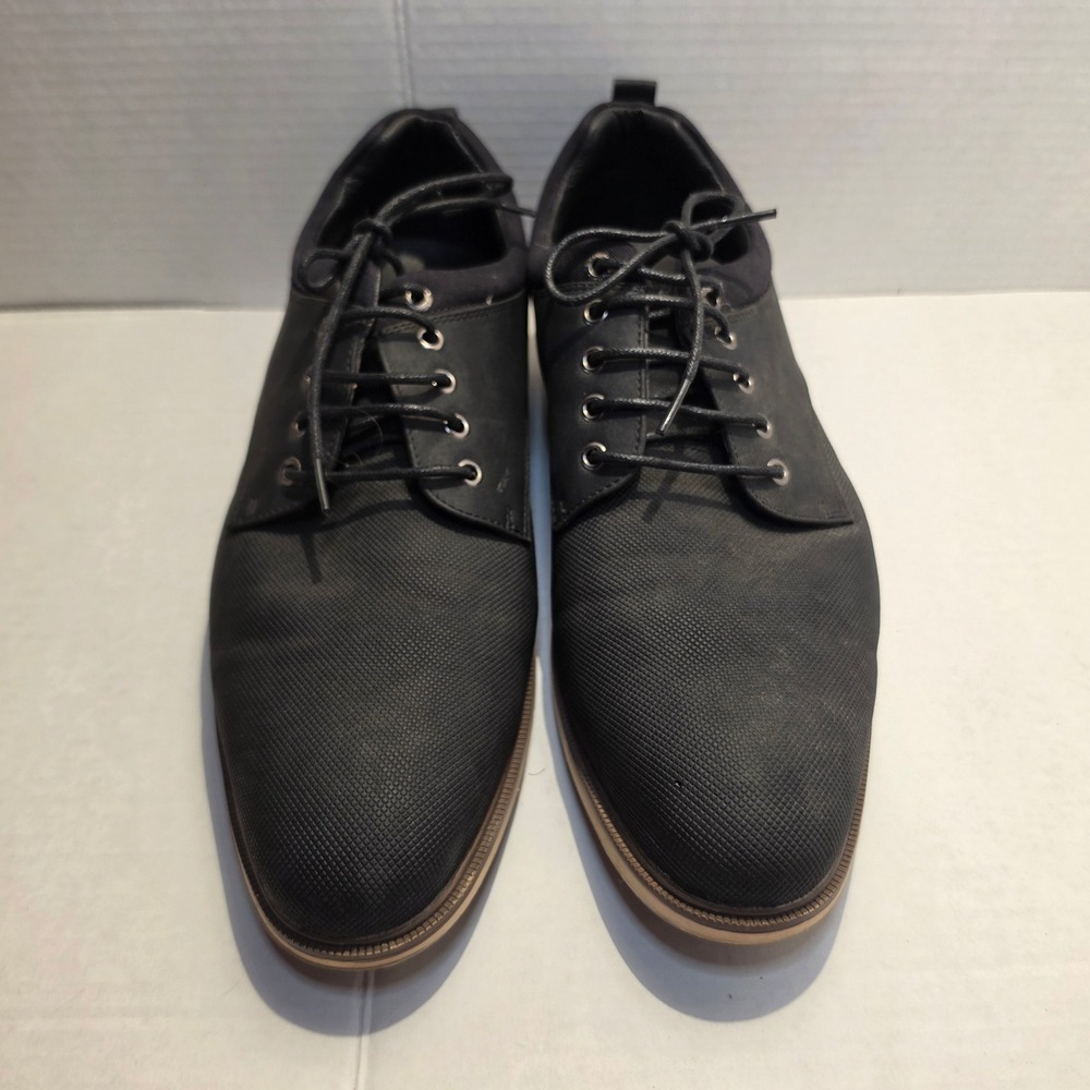 Bruno Marc Mens Oxford Shoes Black Casual Dress Lace Up LG19011M Size 11
